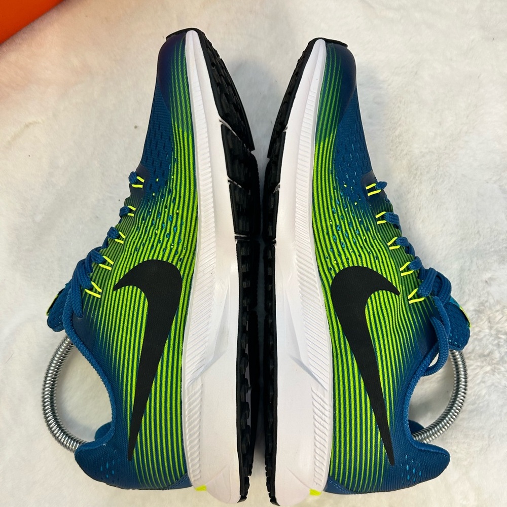 Nike Zoom Pegasus 34 GS Blue Volt Running Shoes Youth 6Y Women’s 7.5 NIB - Picture 7 of 9
